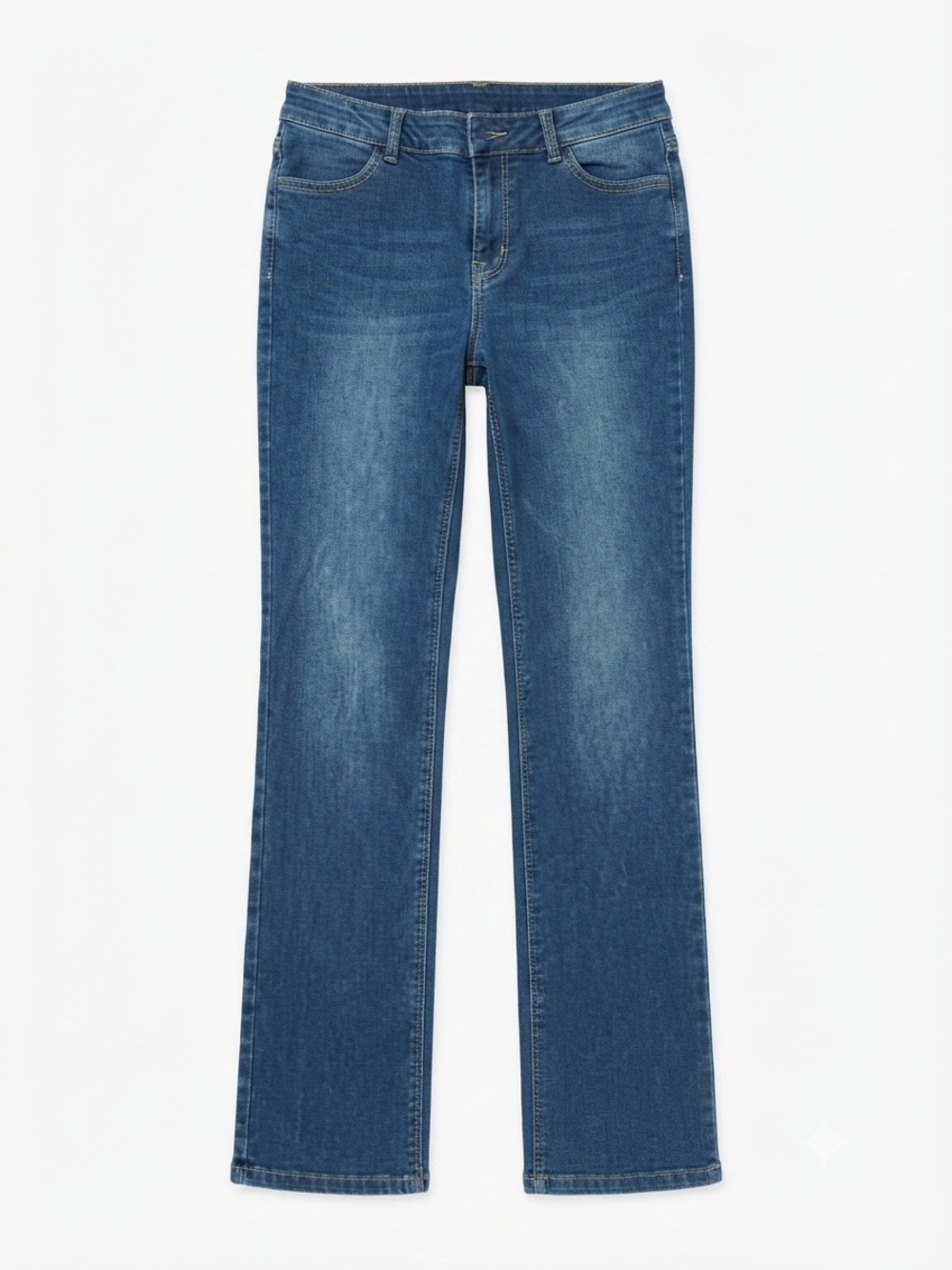 Classic Straight-Leg Jeans, Classic, Preppy, Casual, minimalist